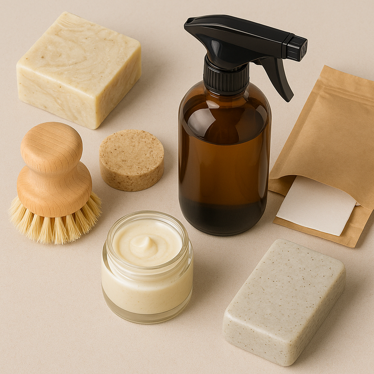 Plastic-Free Cleaning: Solid Soaps & Refillable Sprays | Refillic