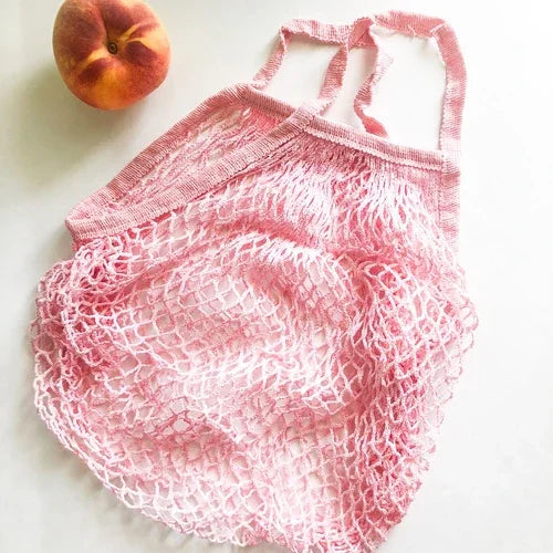 Reusable Organic Cotton Mesh Bag - Plastic Free Zero Waste Shopping