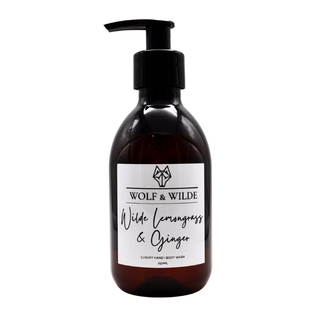 Wilde Lemongrass & Ginger 2‑in‑1 Liquid Soap – 250 mL