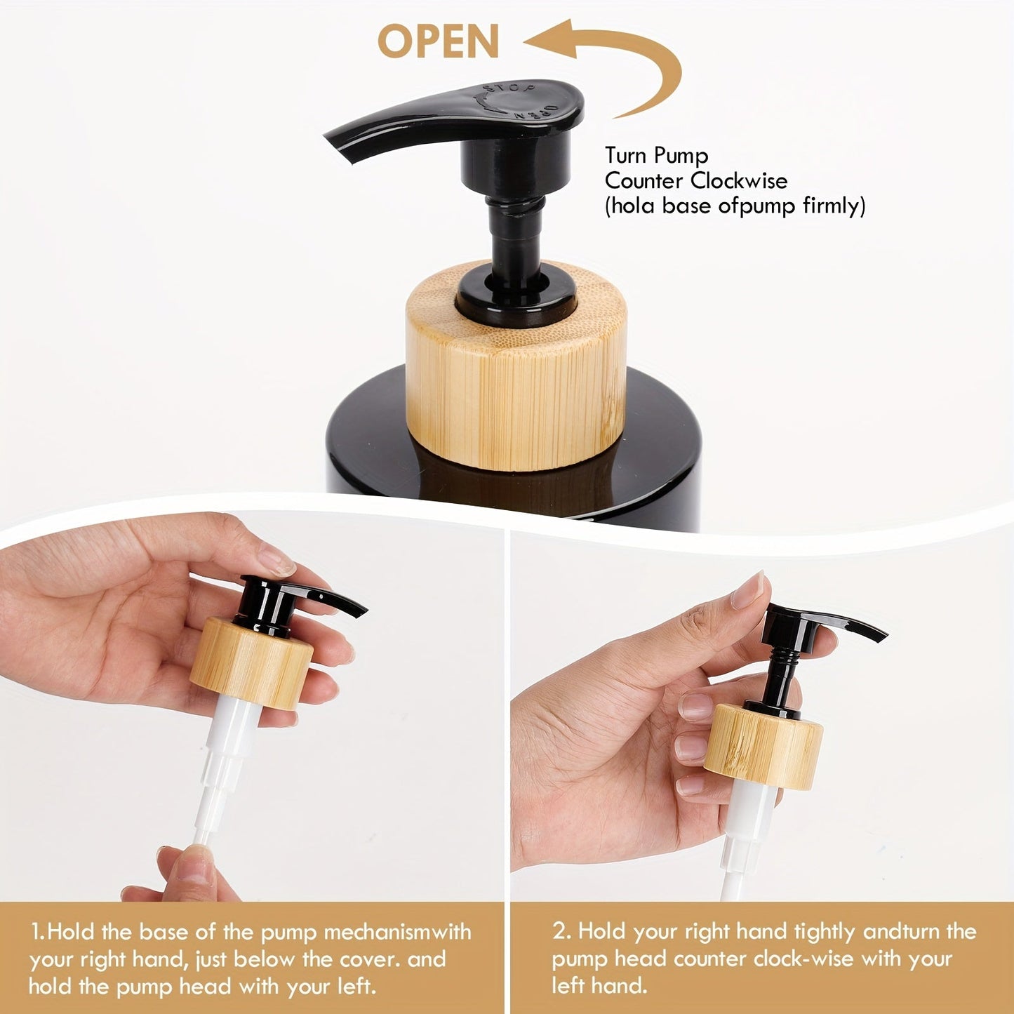 3Piece Refillable Bathroom Soap Lotion Dispenser Set