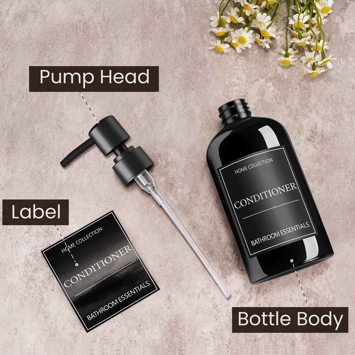 Elegant 3Piece Soap Dispenser Set Modern Bathroom Upgrade