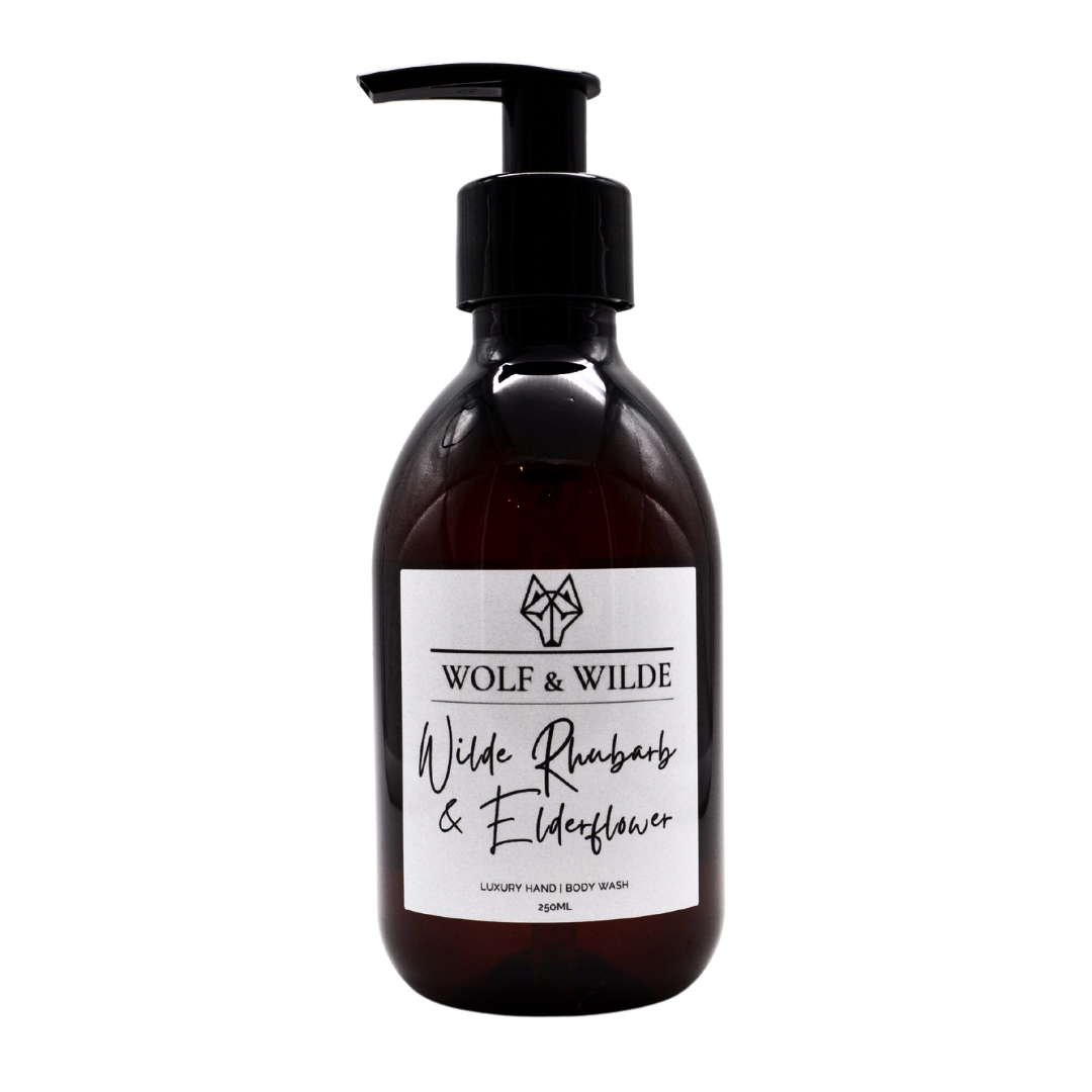 Wilde Rhubarb & Elderflower Liquid Soap – 250ML