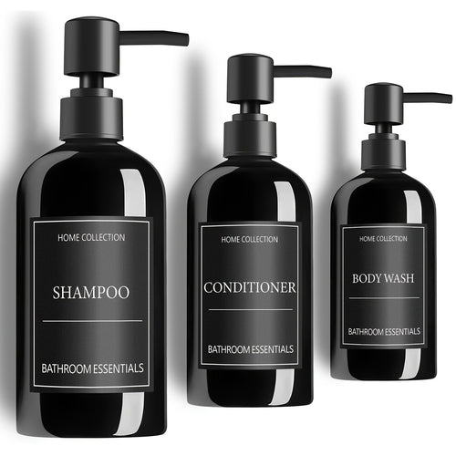 Elegant 3Piece Soap Dispenser Set Modern Bathroom Upgrade