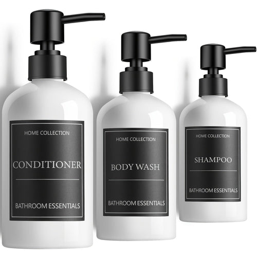 Elegant 3-Piece Soap Dispenser Set – Modern Sink Upgrade