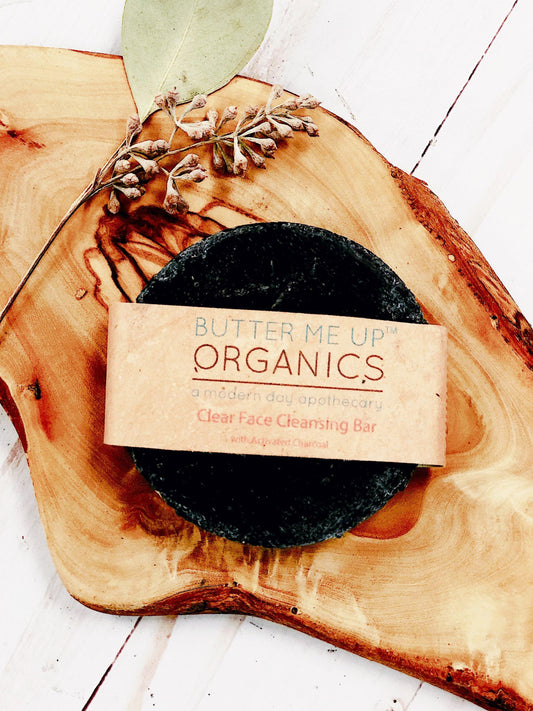 Charcoal Face Soap Bar – Organic & Detoxifying
