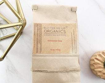 Natural Dishwasher Soap Powder – Non-Toxic & Plastic-Free