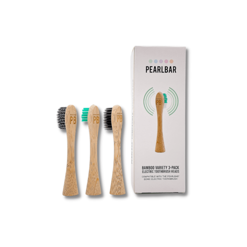 Sustainable Oral-B and Sonicare compatible bamboo brush heads