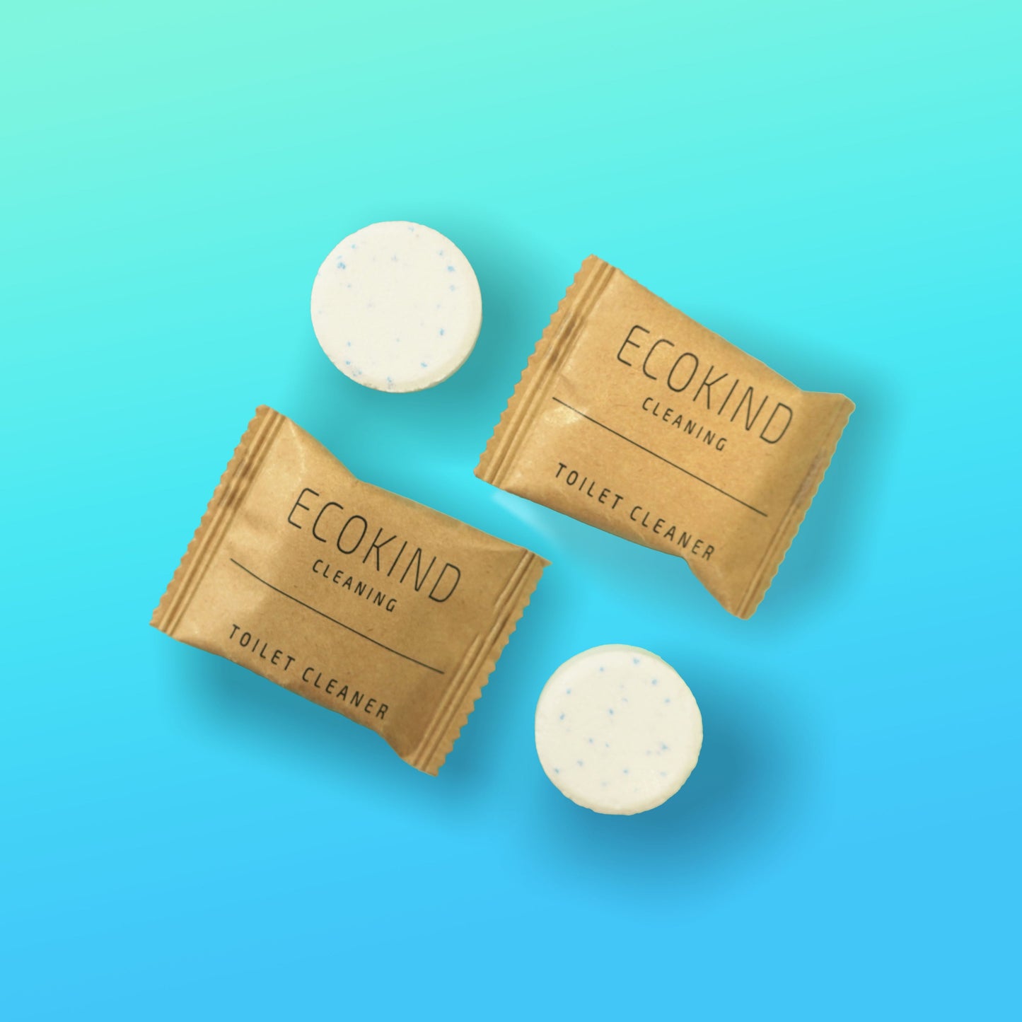Plastic-Free Toilet Cleaner Tablets – Blue Sea Scent