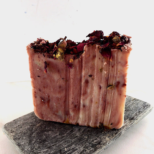 Rose Garden Vegan Soap Bar – Organic & Palm-Free