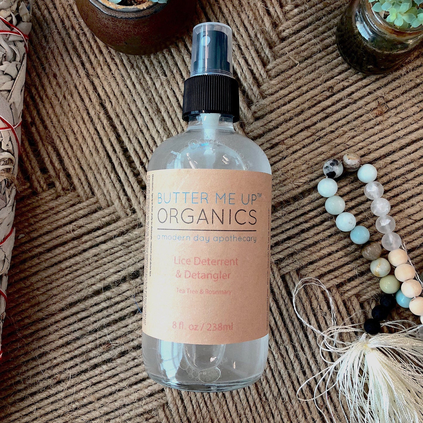 Organic Lice Deterrent Detangler Spray – Daily Prevention