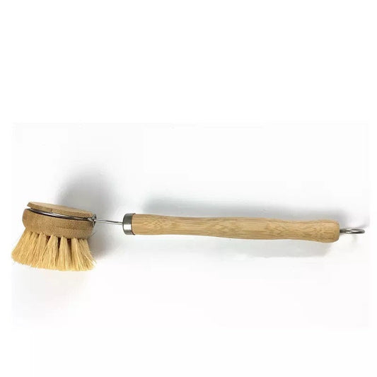 Bamboo Sisal Dish Brush – Zero Waste Kitchen Cleaning Tool
