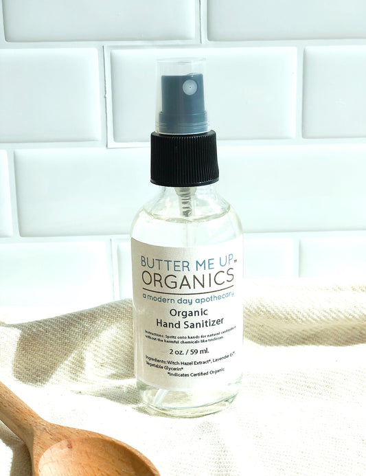 Organic Hand Sanitizer – Alcohol & Triclosan-Free Spray