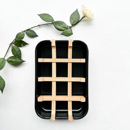 Biodegradable Bamboo & Cornstarch Soap Dish - Plastic Free Zero Waste