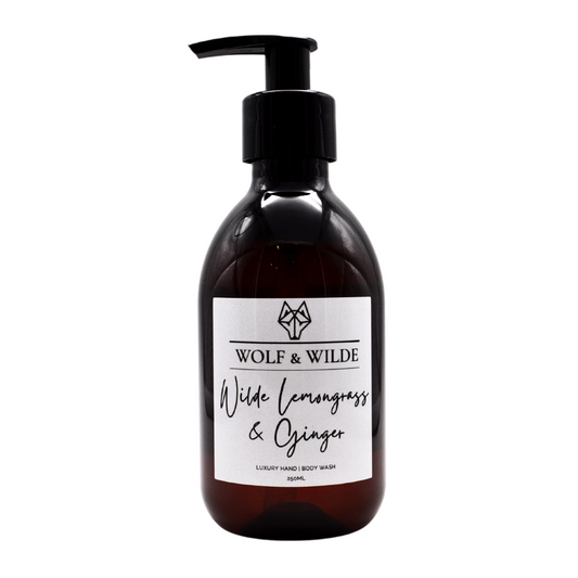 Wilde Lemongrass & Ginger 2‑in‑1 Liquid Soap – 250 mL