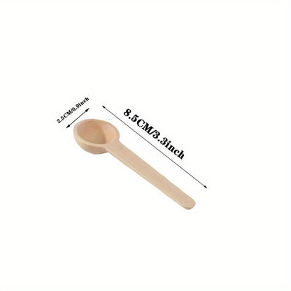 612 Mini Wooden Spoons Set for Spices  Coffee