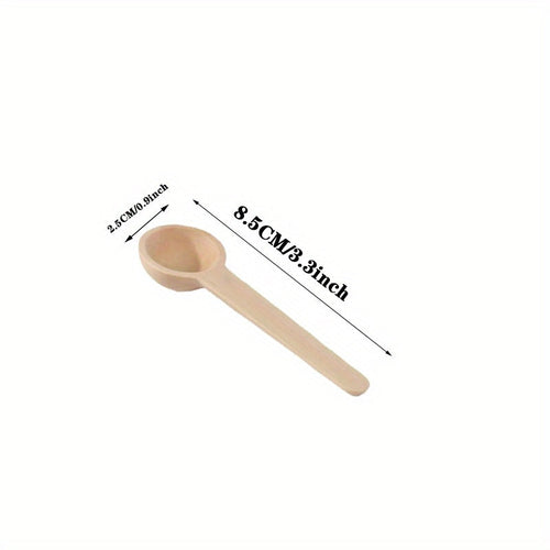 612 Mini Wooden Spoons Set for Spices  Coffee
