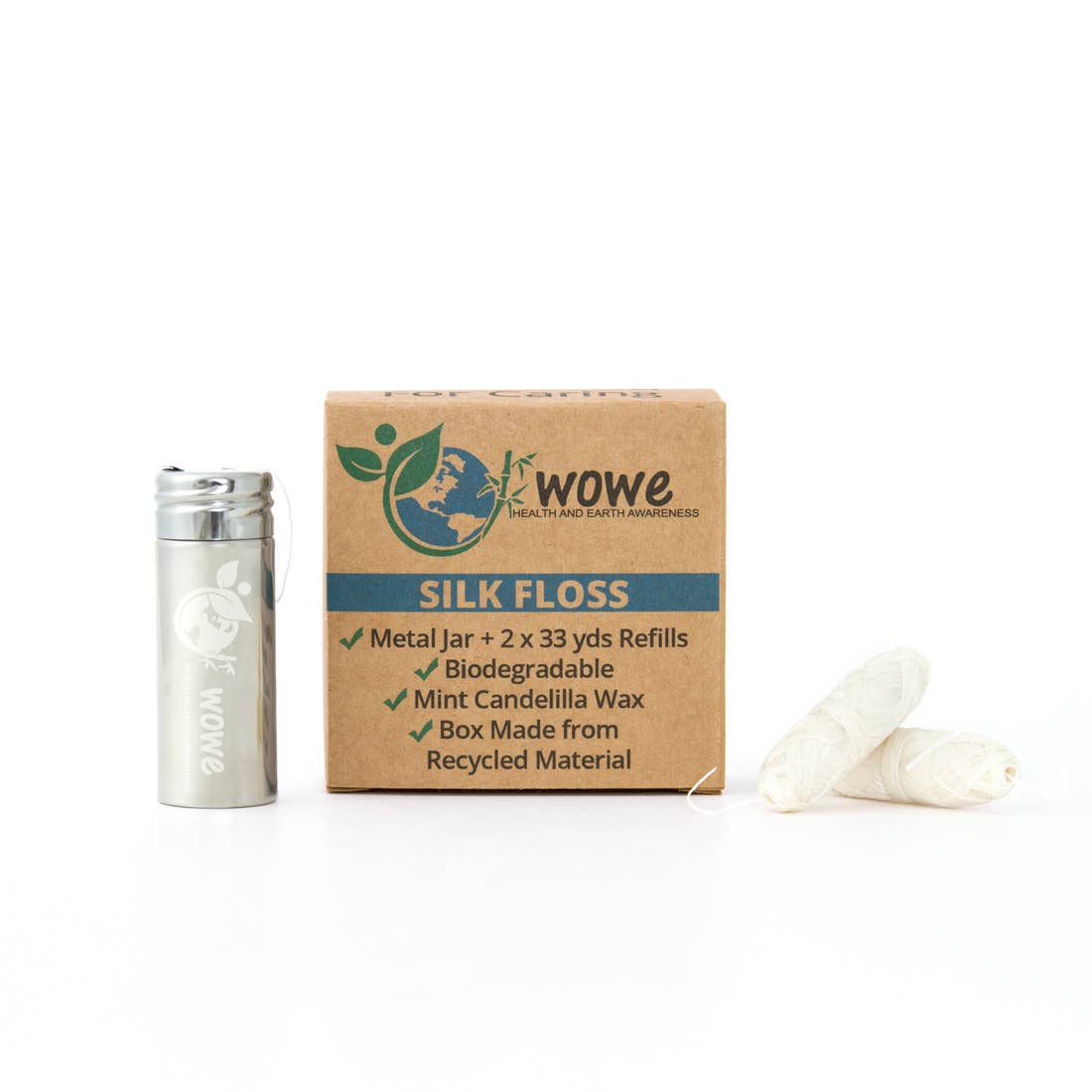 Organic Tooth Powder – Natural Whitening, Zero Waste Oral Care (2oz)