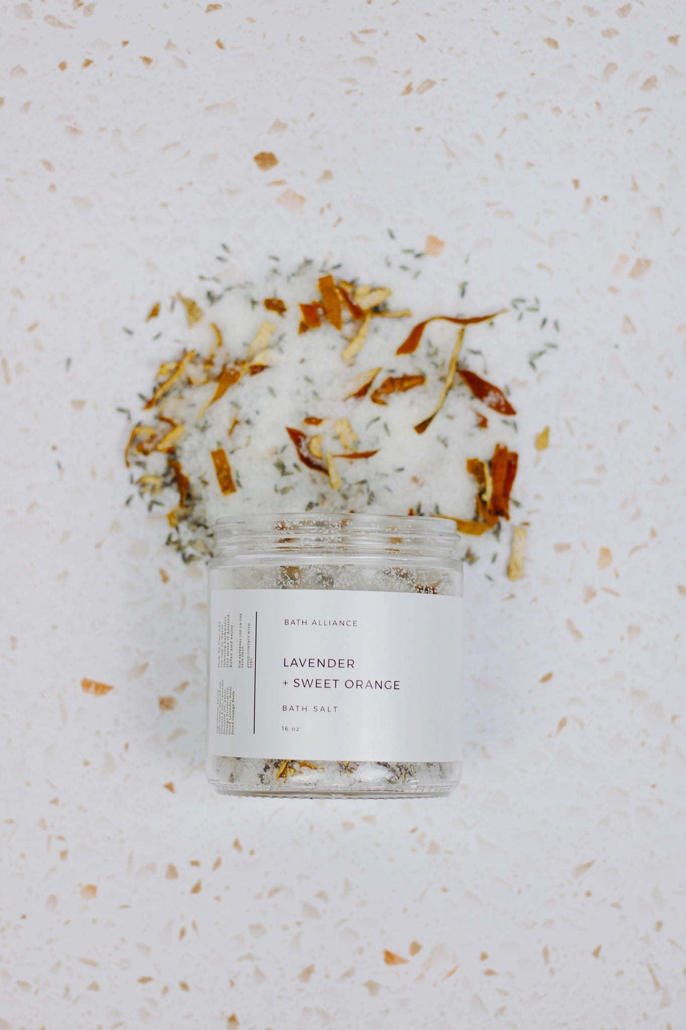 Lavender Orange Bath Soak – Natural Relaxation Blend