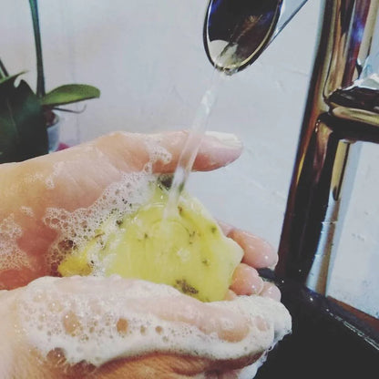 Organic Solid Shampoo Bar – Lavender & Mint for Dry Hair