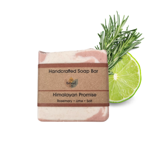 Himalayan promise Soap Bar - Rosemary Lime and Himalayan Pink Salt - 3