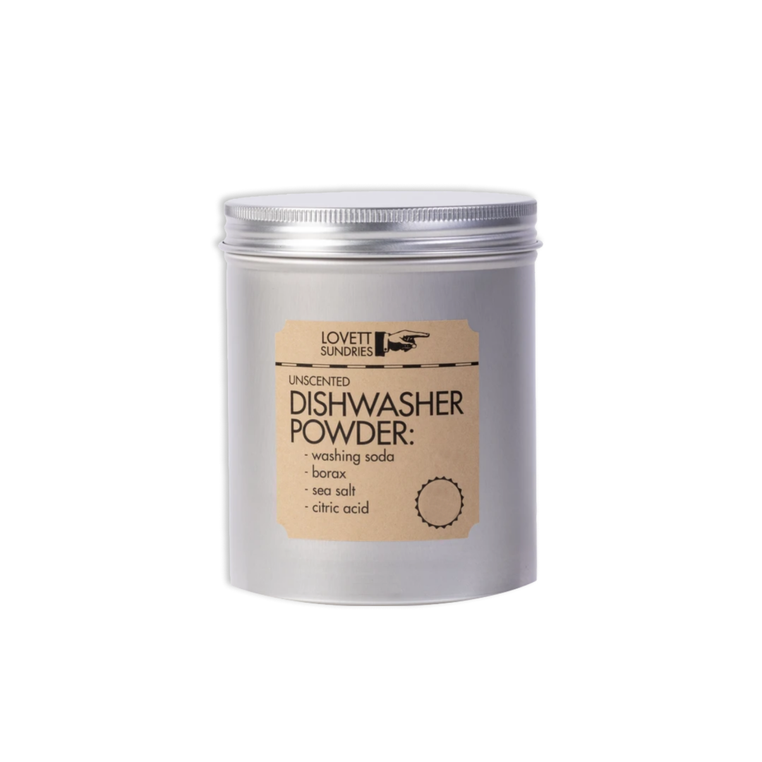 Lovett Sundries Natural Dishwasher Powder – Eco Friendly & Zero Waste