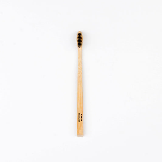 PearlBar bamboo and charcoal toothbrush eco-friendly design