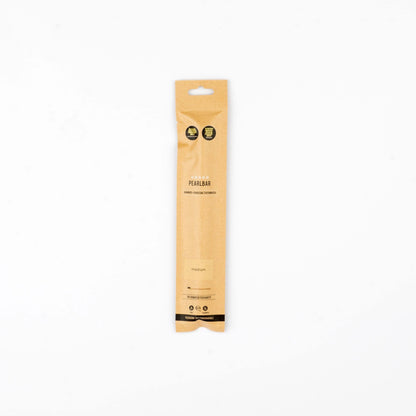 Sustainable toothbrush with whitening charcoal bristles