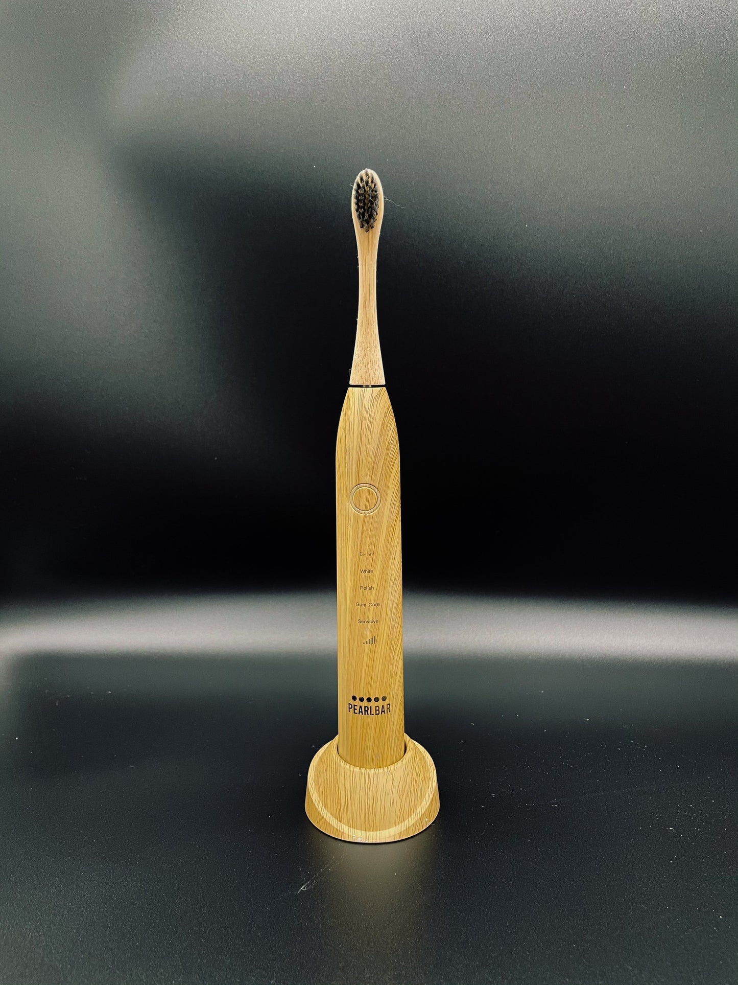 PearlBar Sonic Electric Toothbrush – Eco-Friendly with 3 Bamboo Heads