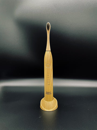 PearlBar Sonic Electric Toothbrush – Eco-Friendly with 3 Bamboo Heads