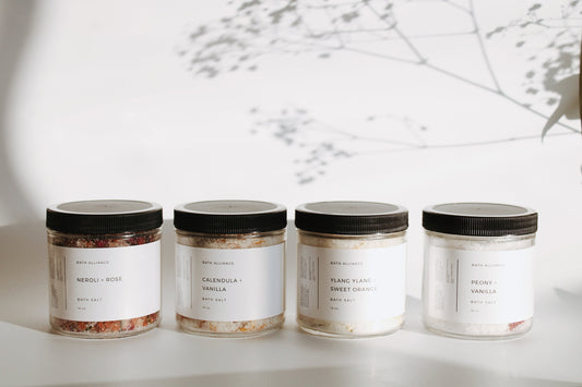 Sweet + Sensual Bath Salt Gift Set – 4 Signature Blends