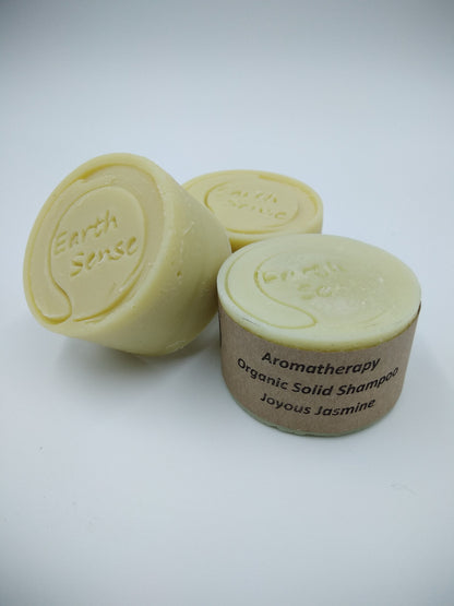Organic Certified Balancing Solid Shampoo - Jasmine - Normal & all