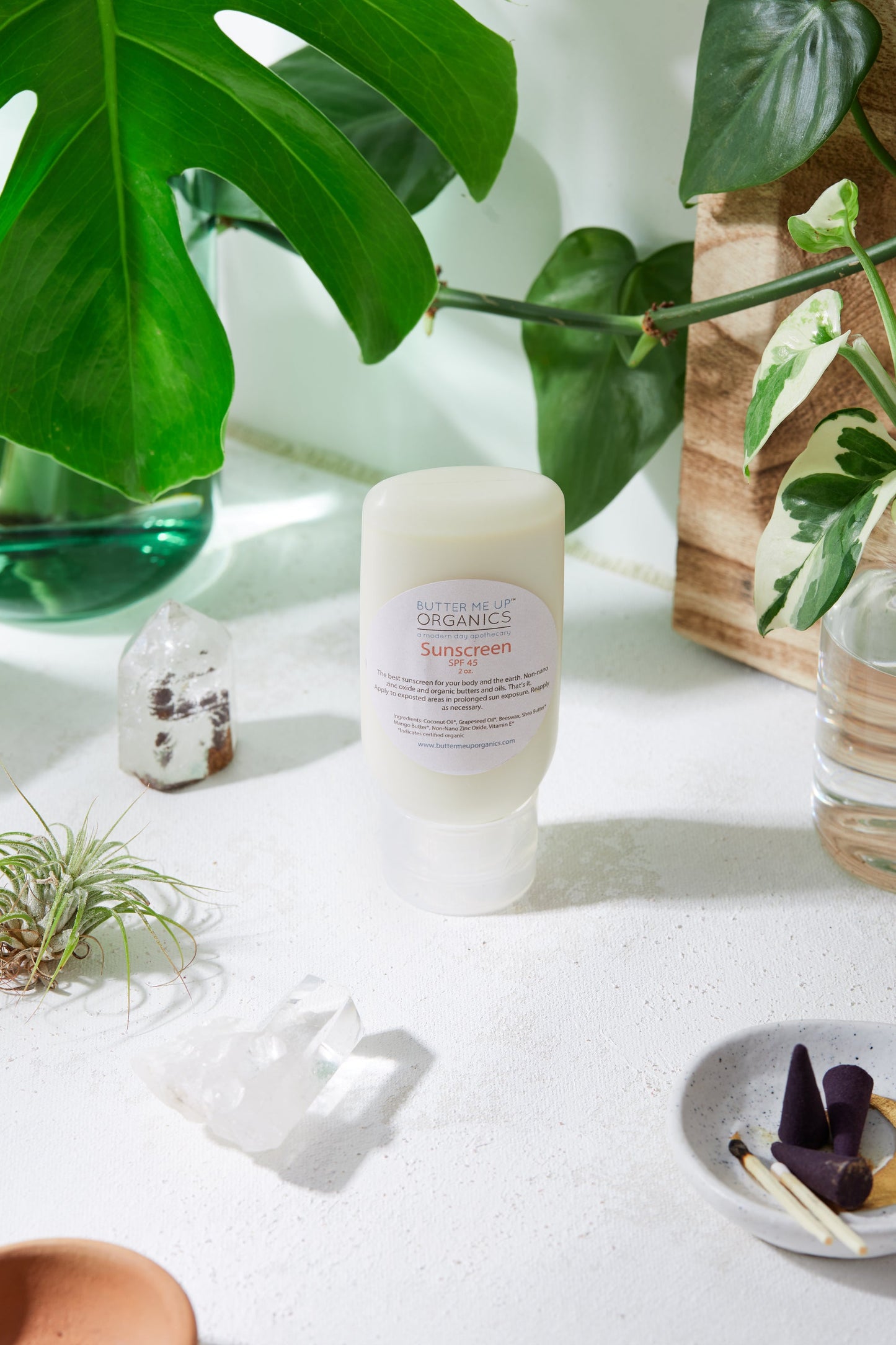 Natural SPF 45 Sunscreen with Non-Nano Zinc