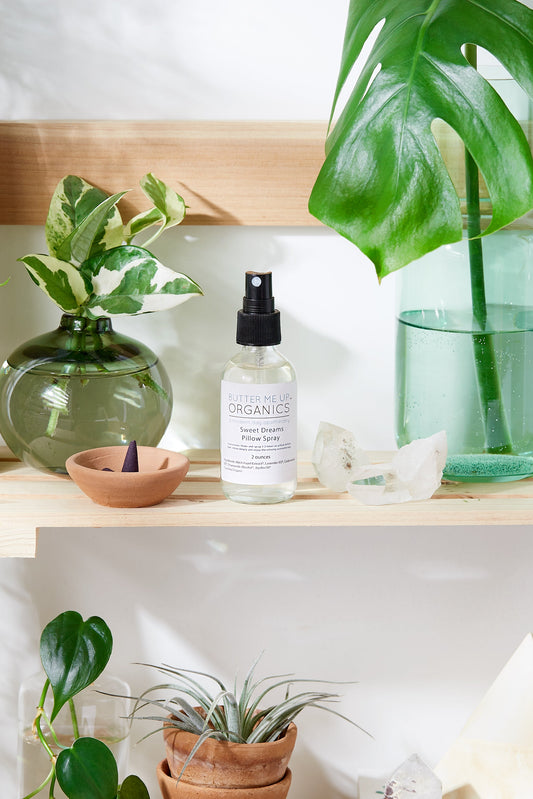 Organic Pillow Mist – Lavender, Chamomile & Cedarwood