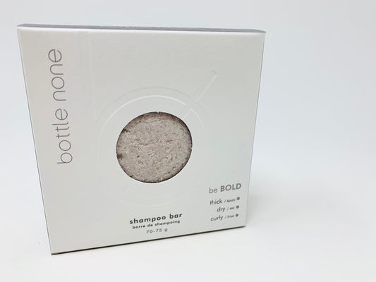 be BOLD Shampoo Bar Boxed  70-75g SRP $18