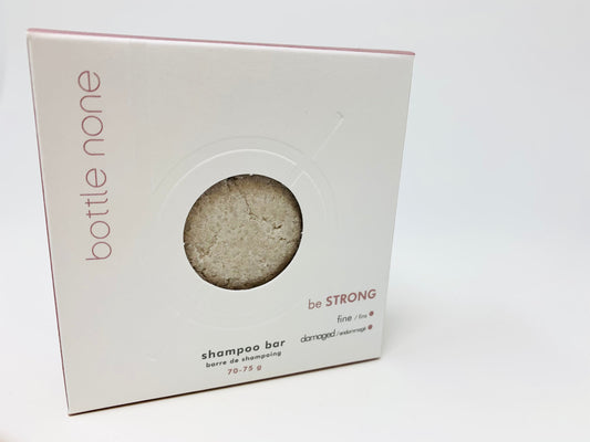 be STRONG Shampoo Bar Boxed 70-75g SRP $15