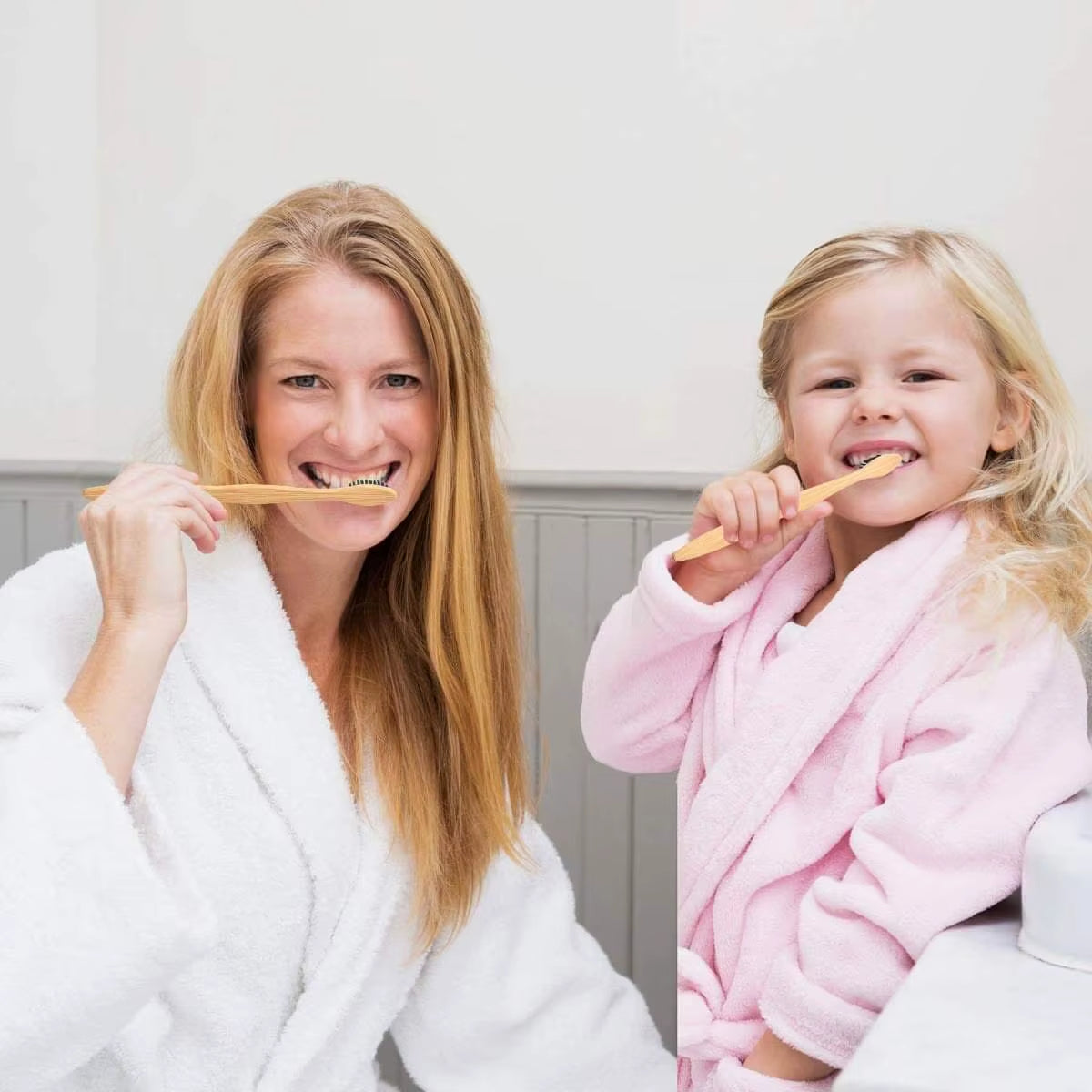 4PCS Charcoal Bamboo Toothbrushes - Extra Soft Natural Bristles for Adults & Kids Teeth | Zero Waste Biodegradable Tooth Brush