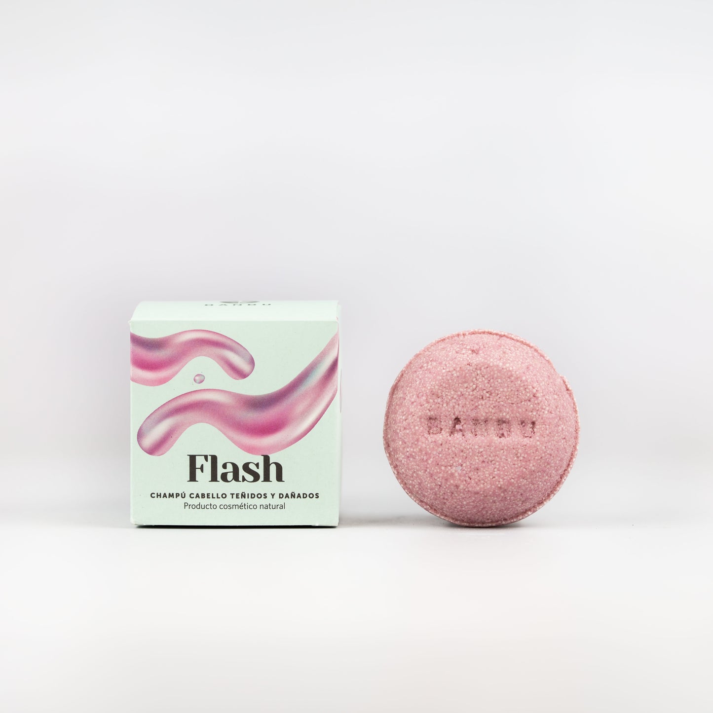 Flash solid shampoo bar by Banbu for coloured hair