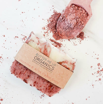 Jasmine, Cedar & Pine Organic Soap – Rose Clay Bar