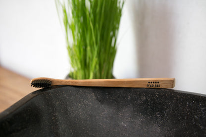 PearlBar Bamboo & Charcoal Toothbrush – Eco-Friendly Whitening
