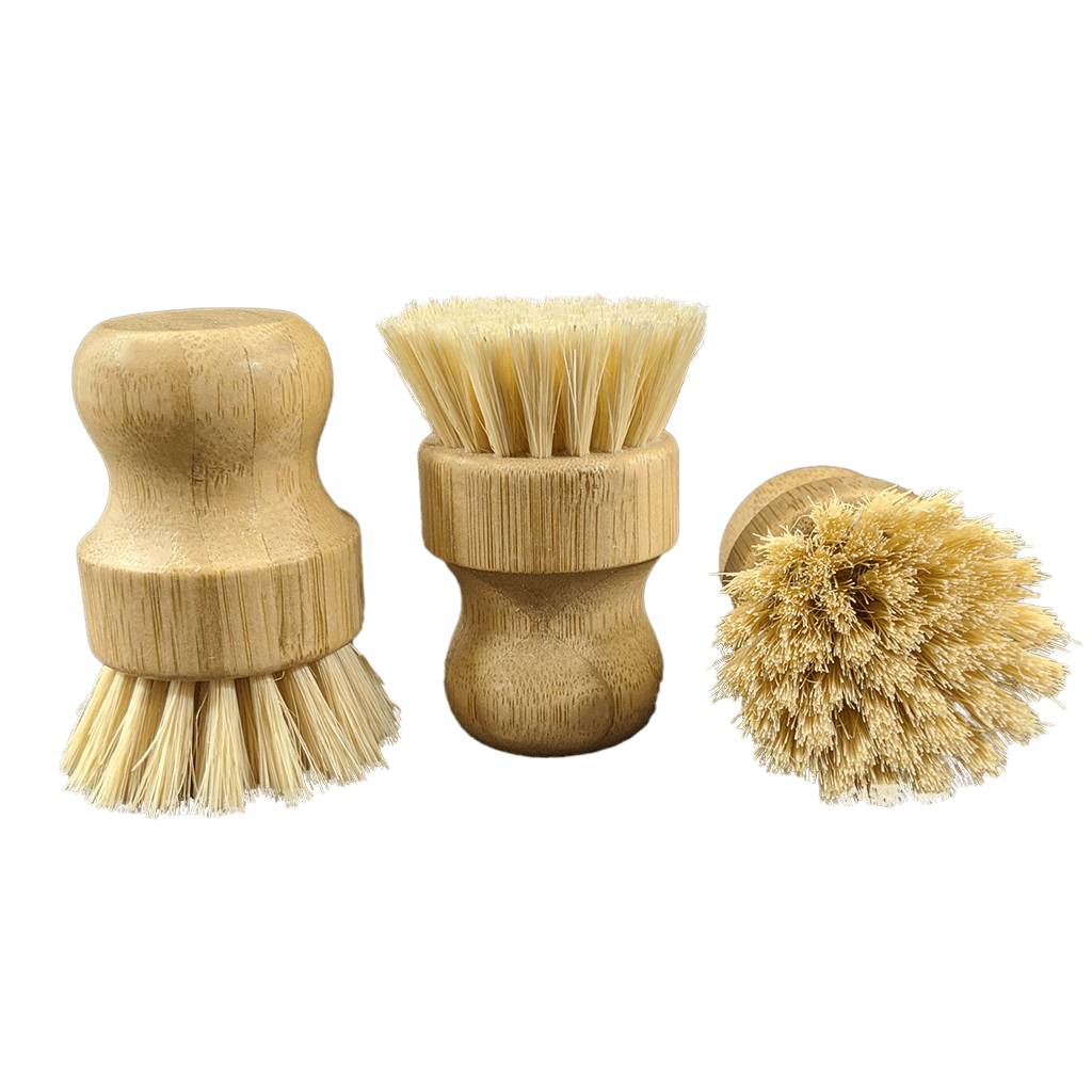 Plastic-free sisal scrubber for kitchen cleaning